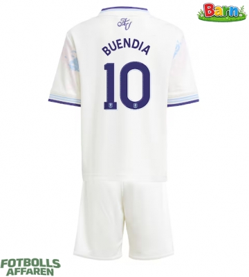 Aston Villa Emiliano Buendia #10 Tredjeställ Barn 2025-26 Kortärmad (+ Korta byxor)